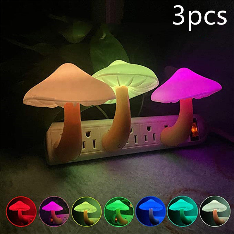 LED Mushroom Night Lamp