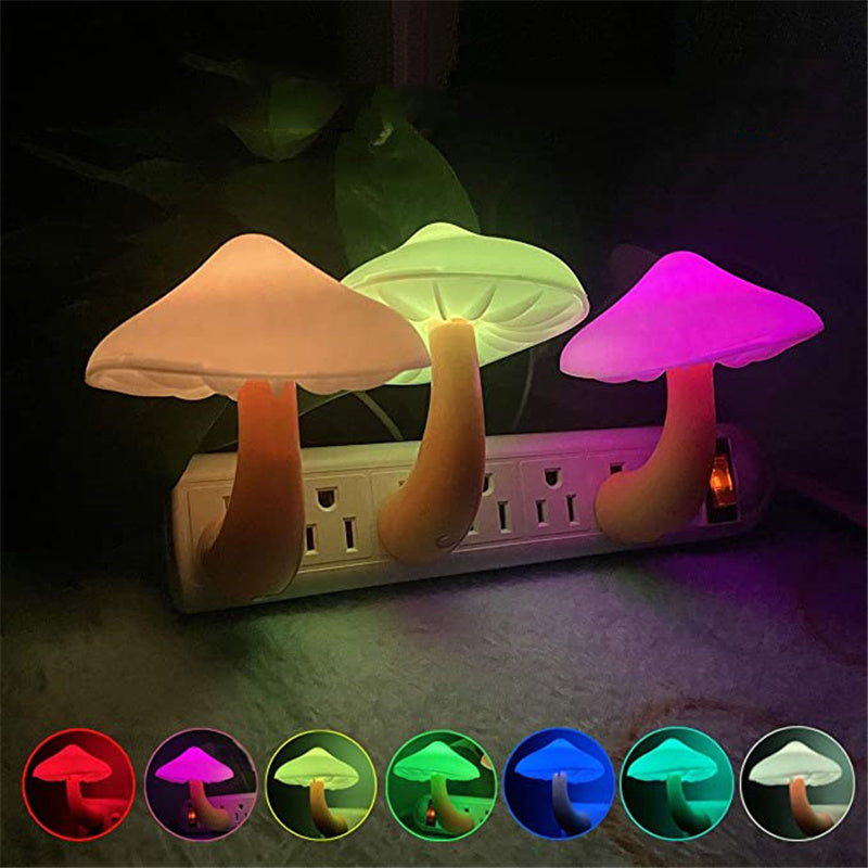 LED Mushroom Night Lamp